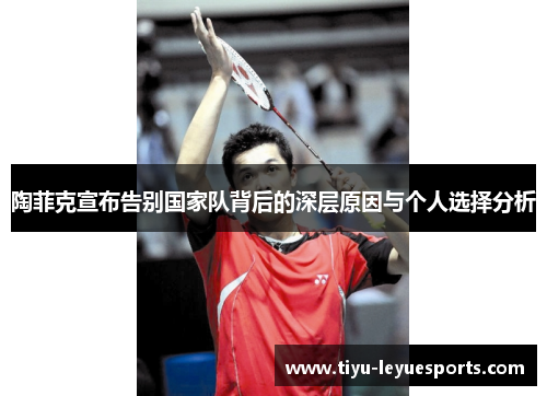 陶菲克宣布告别国家队背后的深层原因与个人选择分析 陶菲克宣布告别国家队背后的深层原因与个人选择分析